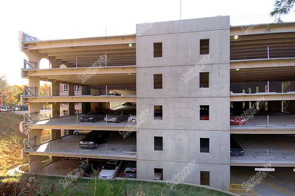 Clear Sky Images showcases the parking deck on the campus of University of Georgia.