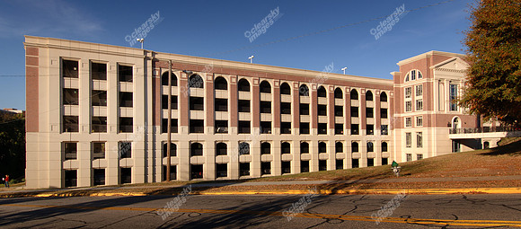 Clear Sky Images showcases the parking deck on the campus of University of Georgia.