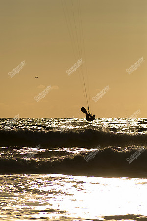 Huntington Beach windsurfers