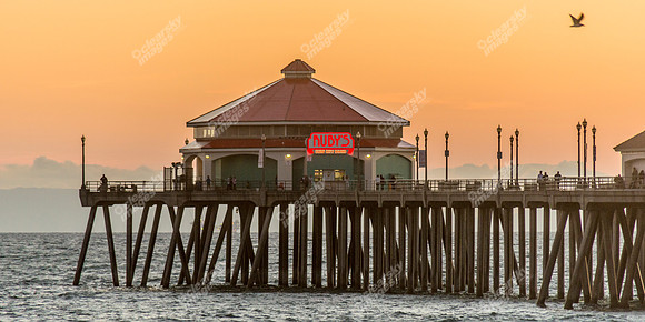 Huntington Beach windsurfers
