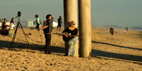 Huntington Beach windsurfers