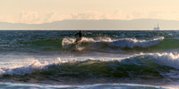 Huntington Beach windsurfers