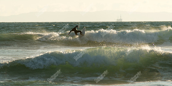 Huntington Beach windsurfers