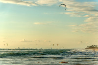 Huntington Beach windsurfers