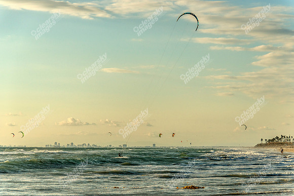 Huntington Beach windsurfers
