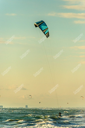 Huntington Beach windsurfers