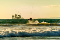 Huntington Beach windsurfers