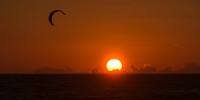 Huntington Beach windsurfers