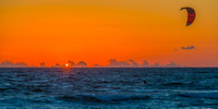 Huntington Beach windsurfers