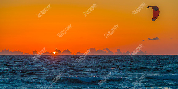 Huntington Beach windsurfers