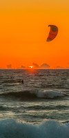 Huntington Beach windsurfers