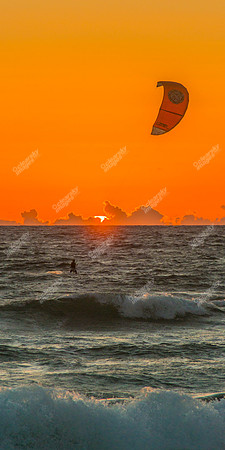 Huntington Beach windsurfers