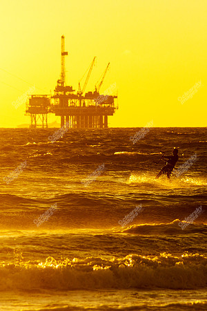 Huntington Beach windsurfers