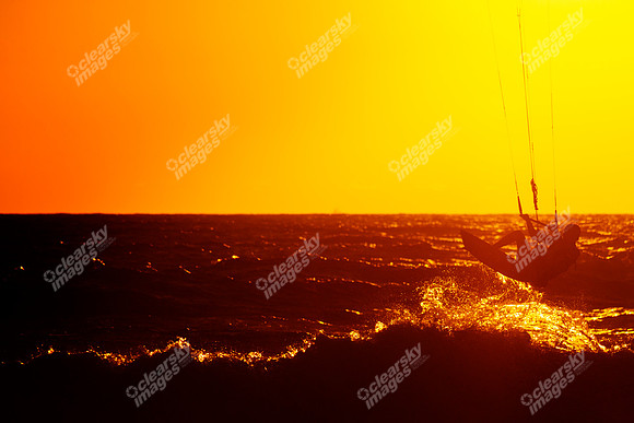 Huntington Beach windsurfers