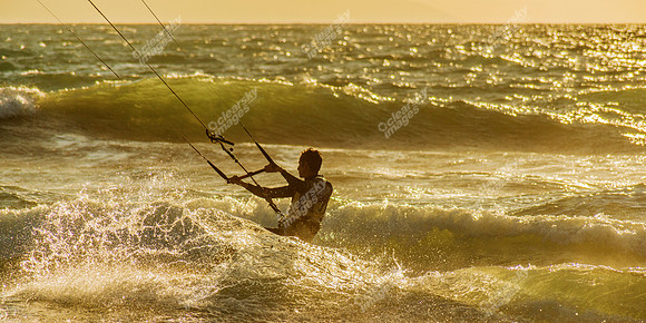 Huntington Beach windsurfers