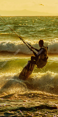 Huntington Beach windsurfers