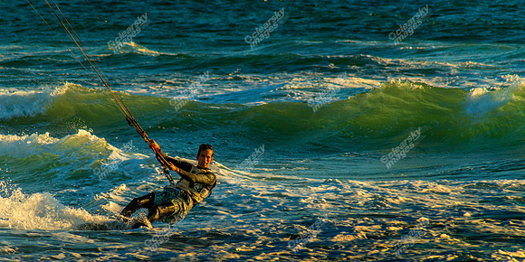 Huntington Beach windsurfers