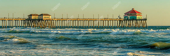 Huntington Beach windsurfers