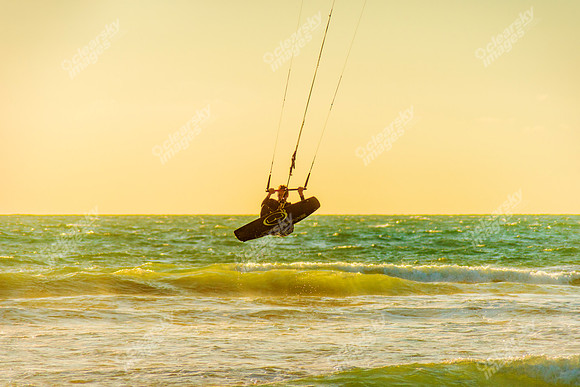 Huntington Beach windsurfers