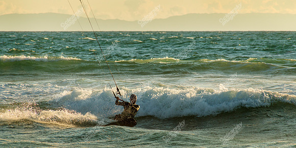 Huntington Beach windsurfers