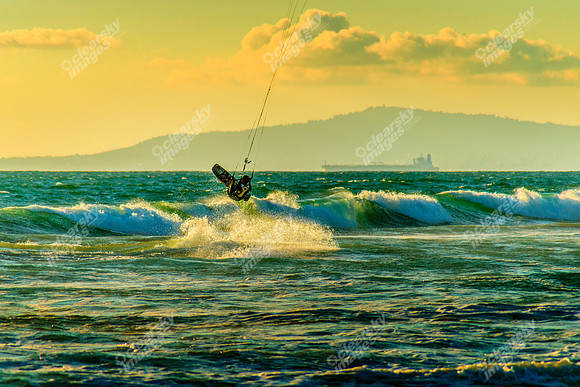 Huntington Beach windsurfers