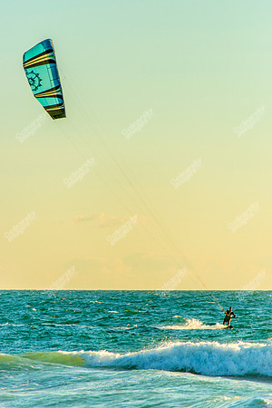 Huntington Beach windsurfers