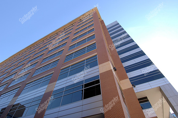 Commercial photography of the Millenium Building in Midtown Atlanta.