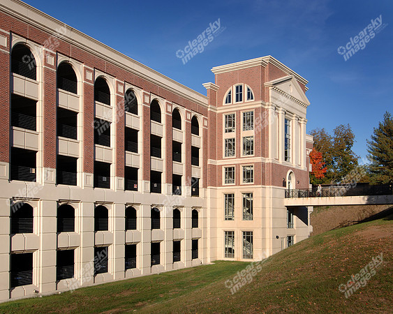 Clear Sky Images showcases the parking deck on the campus of University of Georgia.