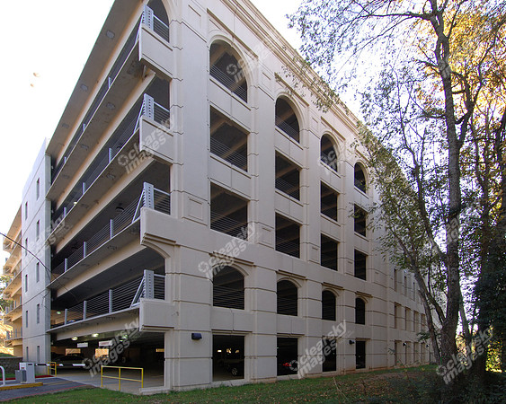 Clear Sky Images showcases the parking deck on the campus of University of Georgia.