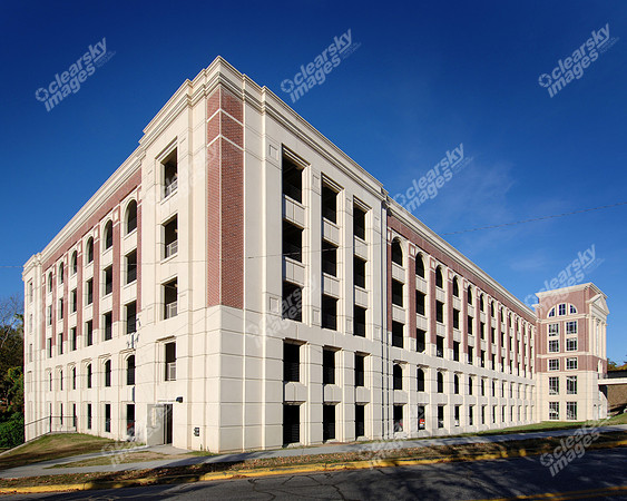 Clear Sky Images showcases the parking deck on the campus of University of Georgia.