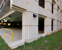 Clear Sky Images showcases the parking deck on the campus of University of Georgia.