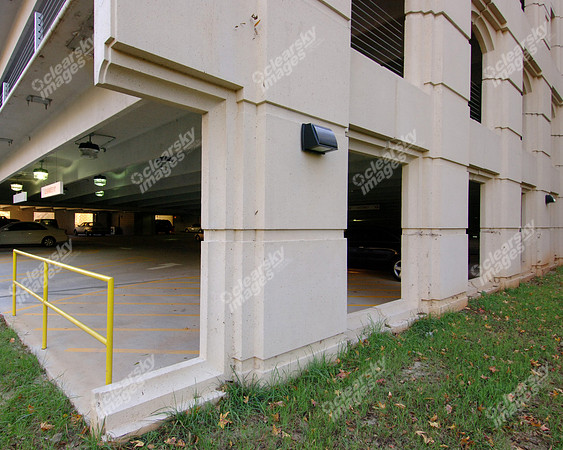 Clear Sky Images showcases the parking deck on the campus of University of Georgia.