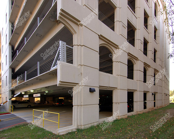 Clear Sky Images showcases the parking deck on the campus of University of Georgia.